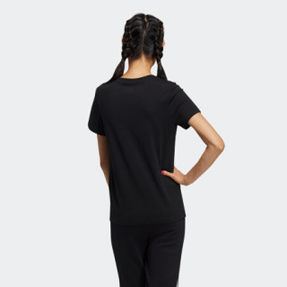 阿迪达斯官网adidas neo W CE LINR TEE 1女运动短袖T恤GP7138 黑色/白 A/XS(155/80A)
