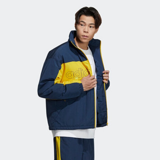 阿迪达斯官网adidas neo M SS PAD JKT 1新年款男装冬季运动棉服GP4798 藏青/黄 A/M(175/96A)