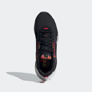 阿迪达斯官网 adidas 三叶草 HI-TAIL 新年款男女经典运动鞋H69047 黑/紫/橙黄/红 38.5(235mm)