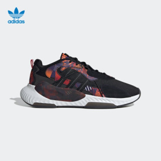 阿迪达斯官网 adidas 三叶草 HI-TAIL 新年款男女经典运动鞋H69047 黑/紫/橙黄/红 38.5(235mm)