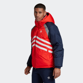 阿迪达斯官网 adidas 三叶草 Rev Dwn Jkt 男装冬季双面运动羽绒服GJ6725 亮粉红荧光/学院藏青蓝/白 S(参考身高:173~178CM)