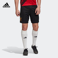 阿迪达斯官网 adidas RBFA H SHO 男装足球比利时国家队主场短裤EJ8554 黑色 XL(参考身高:188~192CM)