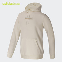 阿迪达斯官网 adidas neo M FAV DEC HDY男装运动连帽卫衣GV3528 汉玉白 A/2XL(185/108A)