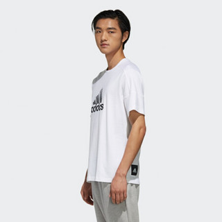 adidas 阿迪达斯 GFX BOS OUTLINE 男子运动T恤 DZ2205 白/黑色 S