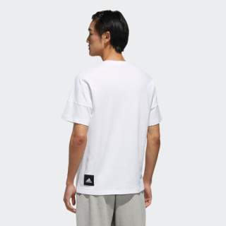 阿迪达斯官网 adidas GFX BOS OUTLINE男装运动型格短袖T恤DZ2205 白/黑色 A/M(175/96A)