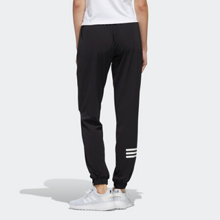 阿迪达斯官网 adidas neo W TRACK PANT 女装春夏运动宽松长裤DX9692 黑色 A/XL(170/80A)