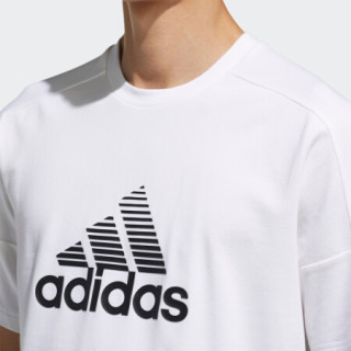阿迪达斯官网 adidas GFX BOS OUTLINE男装运动型格短袖T恤DZ2205 白/黑色 A/M(175/96A)