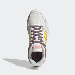 阿迪达斯官网 adidas neo CRAZYCHAOS 女子休闲运动鞋EG8751 云朵白/活力粉/遗迹紫/黄 39(240mm)
