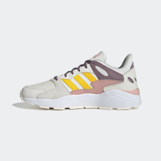 阿迪达斯官网 adidas neo CRAZYCHAOS 女子休闲运动鞋EG8751 云朵白/活力粉/遗迹紫/黄 39(240mm)