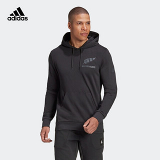 阿迪达斯官网 adidas AB SUPP HOODY 男装橄榄球运动连帽卫衣FS0707 黑色/碳黑 XL(参考身高:188~192CM)