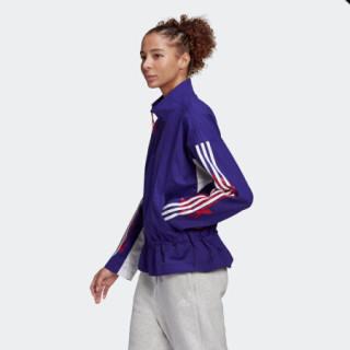 阿迪达斯官网 adidas CNY JKT LIGHT 新年款女装训练运动夹克外套GS2401 学院紫/白 A/XL(170/96A)