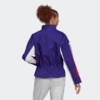 阿迪达斯官网 adidas CNY JKT LIGHT 新年款女装训练运动夹克外套GS2401 学院紫/白 A/XL(170/96A)