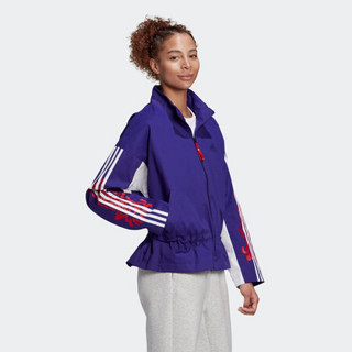 阿迪达斯官网 adidas CNY JKT LIGHT 新年款女装训练运动夹克外套GS2401 学院紫/白 A/XL(170/96A)