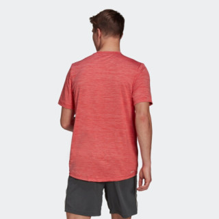 阿迪达斯官网 adidas M HT EL TEE 男装训练运动短袖T恤GM3861 金属浅猩红 A/XL(185/104A)