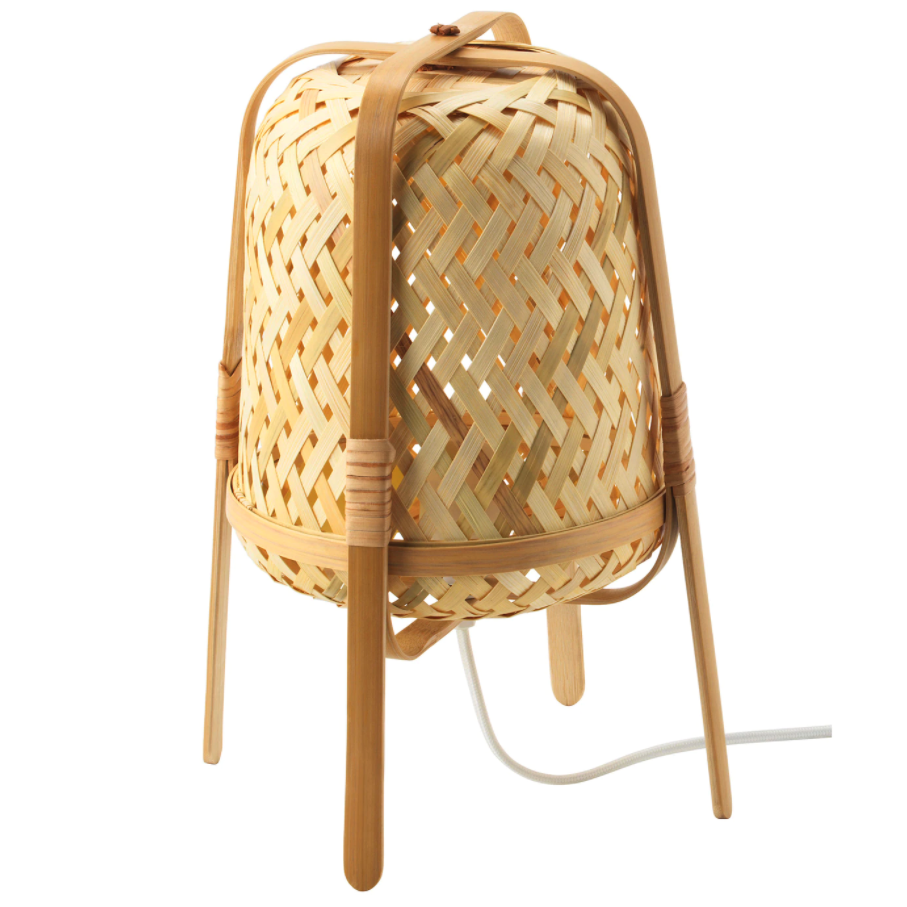 IKEA 宜家 KNIXHULT 克尼斯胡特 竹制台灯