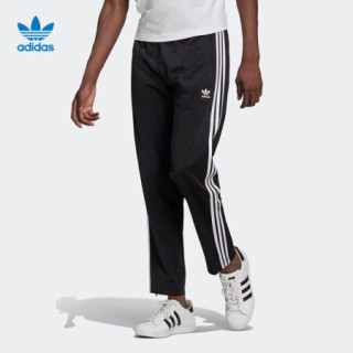 阿迪达斯官网 adidas 三叶草 FIREBIRD TP男装运动直筒长裤GN3517 黑色 L(参考身高:185~188CM)