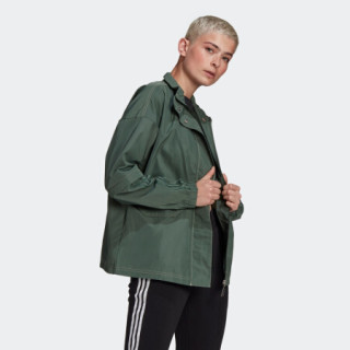 阿迪达斯官网 adidas 三叶草 WINDBREAKER 女装春秋运动立领外套GN4230 绿 34(参考身高:164~167CM)