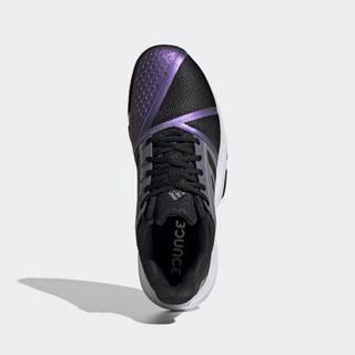 阿迪达斯官网 adidas CourtJam Bounce M 男鞋运动鞋FX1493 黑色/灰色/紫色 44.5(275mm)