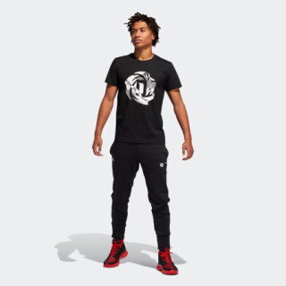 阿迪达斯官方 adidas ROSE PANT 男子篮球长裤DP5733 黑色 A/XL(185/90A)