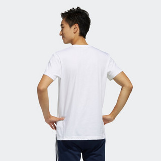 adidas NEO M CS SKT TEE 1 男子运动T恤 FK9917 白色 L