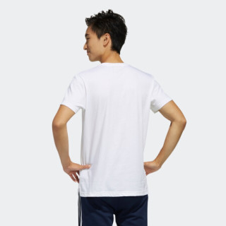 阿迪达斯官网adidas neo M CS SKT TEE 1男装休闲运动短袖T恤FK9917 白/白 A/L(180/100A)
