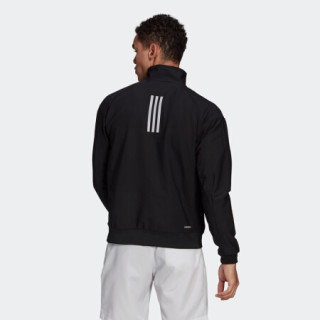阿迪达斯官网 adidas SPRG JKT 男装春秋网球运动夹克外套GH7676 黑色 A/M(175/96A)