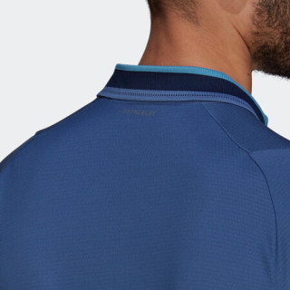 阿迪达斯官网adidas FLFT POLO PB HR 男装夏季网球运动短袖Polo衫GK9531 蓝/酸绿 黄 A/XL(185/104A)
