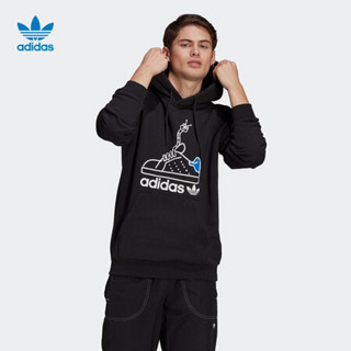 阿迪达斯官网 adidas smc aSMC SW SHIRT P女装春秋运动圆领卫衣GL7670 黑色 L(参考身高:185~188CM)