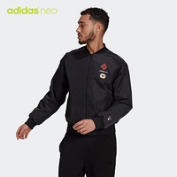 阿迪达斯官网adidas neo 吾皇万睡联名新年款男冬季运动棉服GS5183 黑色/黑色 A/XS(170/88A)