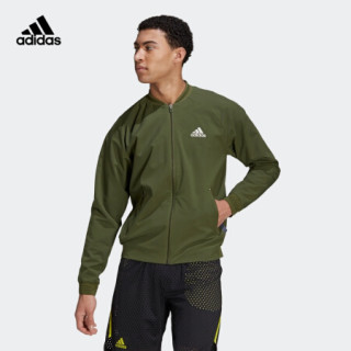 阿迪达斯官网 adidas T JACKET PB 男装春秋网球运动夹克外套GU0765 矾土棕 A/M(175/96A)