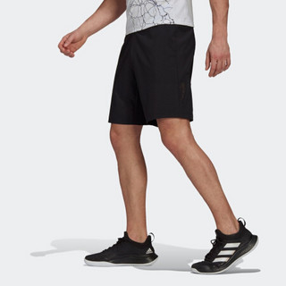 阿迪达斯官网 adidas ERGO SHO PARLEY 男装夏季网球运动短裤GT2857 黑色/白 A/XS(170/72A)