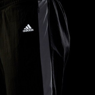 阿迪达斯官网 adidas TRACK PANT女装跑步运动直筒束脚长裤GM1529 黑色/银灰/白 A/XL(170/80A)