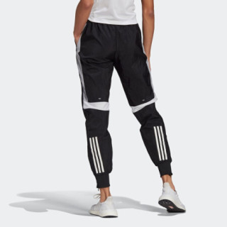 阿迪达斯官网 adidas TRACK PANT女装跑步运动直筒束脚长裤GM1529 黑色/银灰/白 A/XL(170/80A)