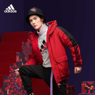 阿迪达斯官网 adidas CNY GFX T 新年款赵俊凯同款男装训练运动短袖T恤GP1835 白 A/2XL(185/108A)