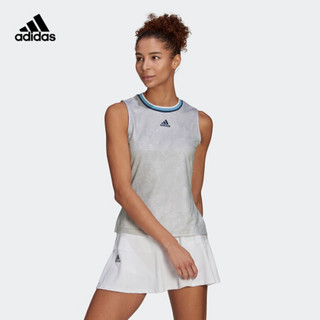 阿迪达斯官网 adidas T MATCH TANK PB 女装网球运动服装GQ2240 白/藏青 A/2XL(175/100A)