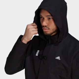 阿迪达斯官网 adidas WJ JKT WARM 男装训练运动夹克外套GU1747 黑色 A/M(175/96A)