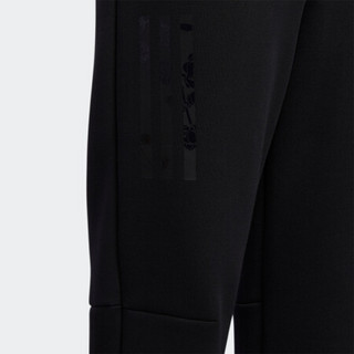 阿迪达斯官网 adidas YG EL KN PANT 大童装训练运动裤FM9762 黑色 128CM