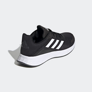 adidas 阿迪达斯 官方DURAMO SL女训练备赛竞速轻盈网面跑步运动鞋 黑色/白色/灰色 40(245mm)