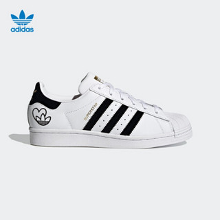 阿迪达斯官网 adidas 三叶草 SUPERSTAR W 男女鞋经典运动鞋FY4755 白/黑 39(240mm)