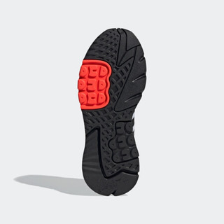 阿迪达斯官网 adidas 三叶草 NITE JOGGER 男鞋经典运动鞋FX6835 灰白/浅灰/黑/蓝/橙色 44(270mm)