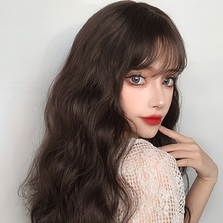 iFiona 菲奥娜 慵懒复古长卷发 #黑棕色 60cm