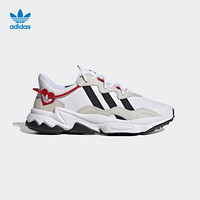 adidas 阿迪达斯 官网 adidas 三叶草 OZWEEGO 男女鞋经典运动鞋FZ1825 白/浅灰/黑/红 42(260mm)