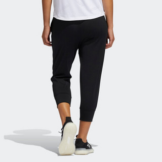 阿迪达斯官网 adidas YOGA KNIT CAPRI 女装训练运动七分裤GL0677 黑色 A/XS(155/64A)