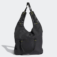 阿迪达斯官网 adidas W ID TOTE 女子训练运动斜挎包GP4310 黑色/酸绿 黄 NS