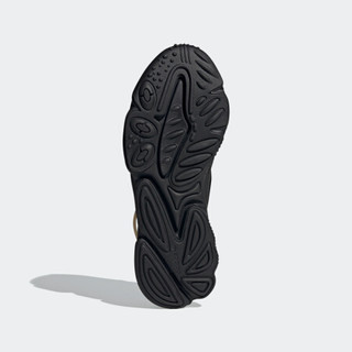 阿迪达斯官网 adidas 三叶草 OZWEEGO 男女鞋经典运动鞋GV9710 黑/米黄/淡蓝 41(255mm)