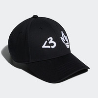 阿迪达斯官网 adidas 三叶草 CAP 男女运动帽子H51008 黑色 OSFW