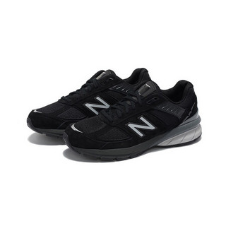 New Balance NB官方秋冬男款美产990系列M990BK5简约经典舒适百搭时尚复古休闲鞋 黑色 M990BK5 46.5（脚长30cm)