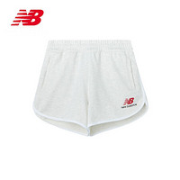 New Balance NB官方春夏女款AWS01501简约经典百搭时尚休闲舒适透气基础针织运动短裤 SAH AWS01501 XS