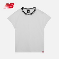 New Balance NB官方夏初秋女款AWT03311休闲简约舒适时尚圆领 LOGO标识短袖T恤 MUN AWT03311 S