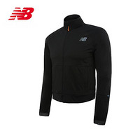 New Balance NB官方秋冬男款MJ03264休闲简约舒适时尚百搭纯色立领Logo针织外套 BK MJ03264 L